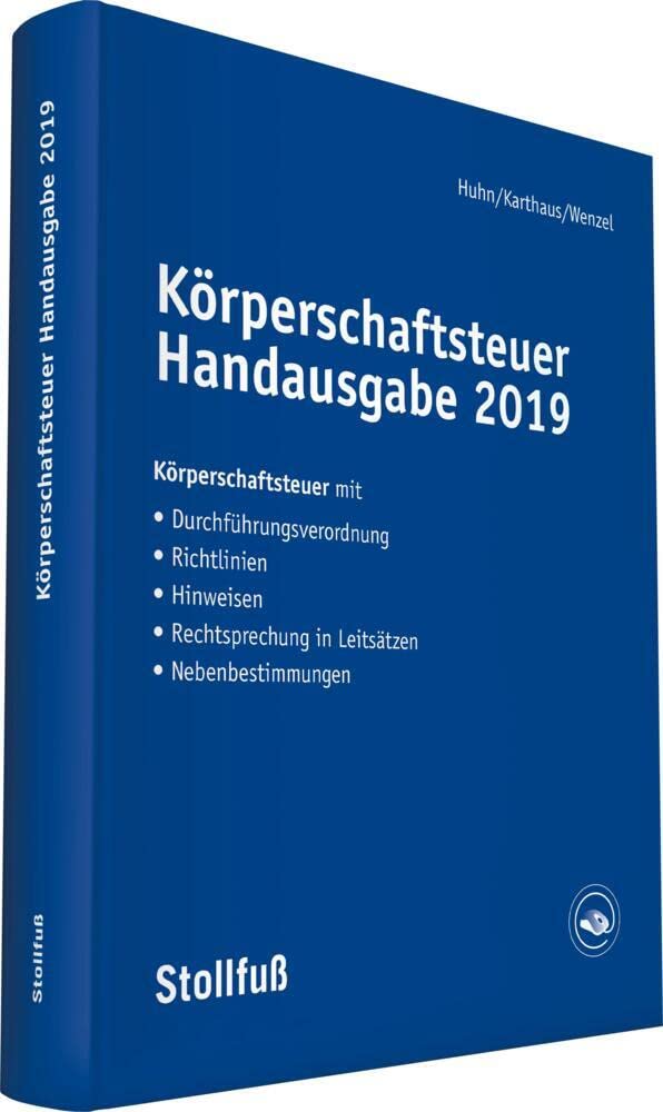 Körperschaftsteuer Handausgabe 2019 Law