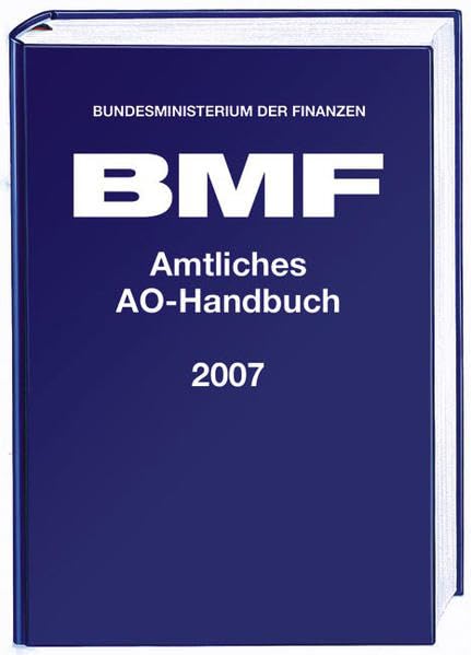 Amtliches AO-Handbuch 2007 book