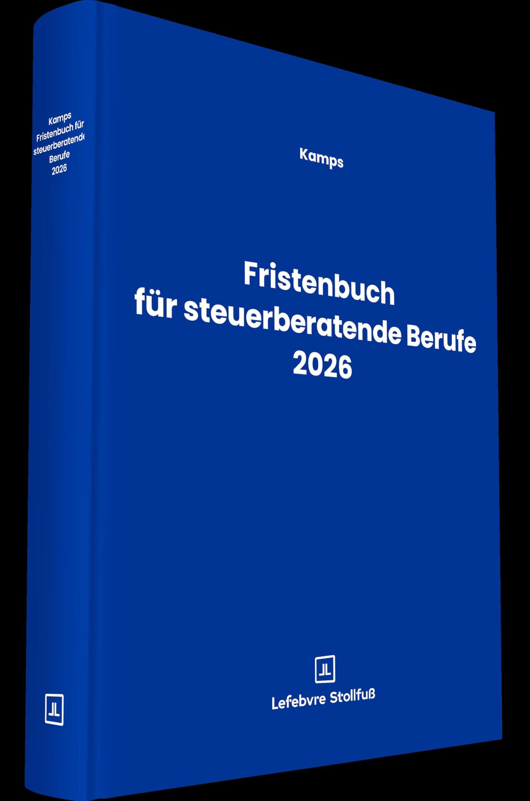 Fristenbuch für steuerberatende Berufe 2026 Law