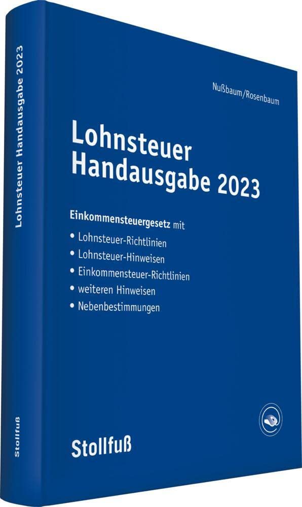 Lohnsteuer Handausgabe 2023 Law