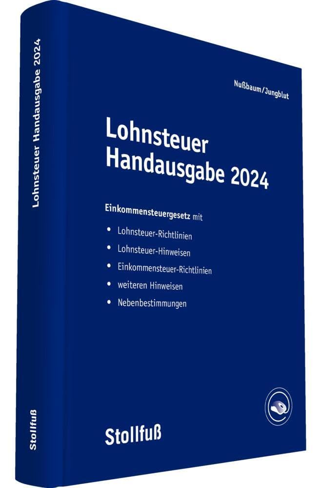 Lohnsteuer Handausgabe 2024 Law