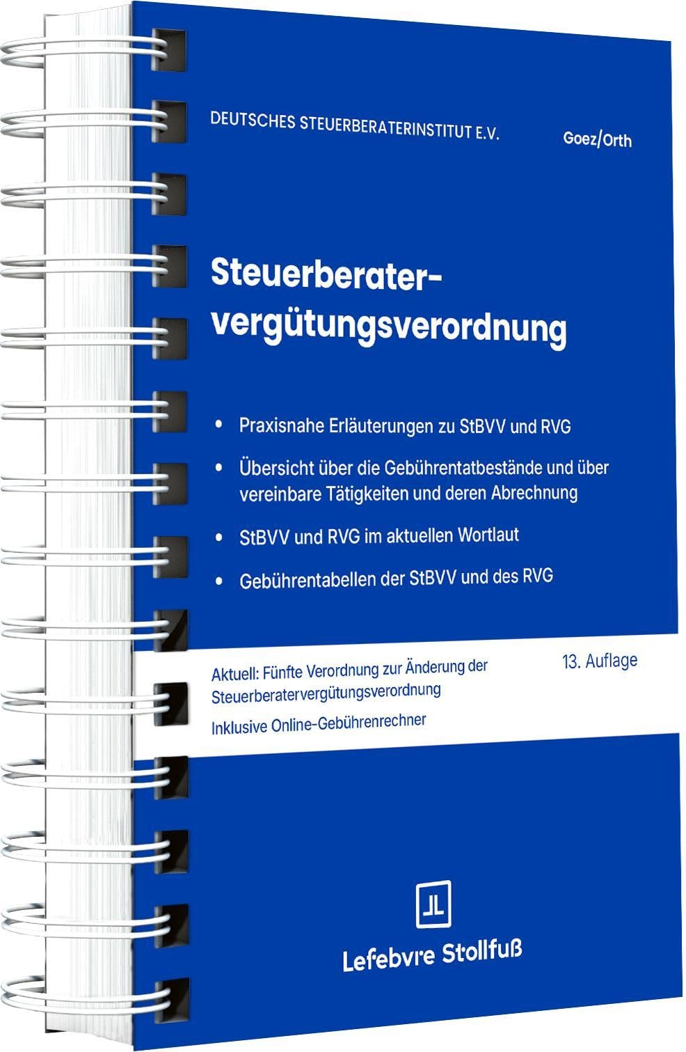 Steuerberatervergütungsverordnung Law