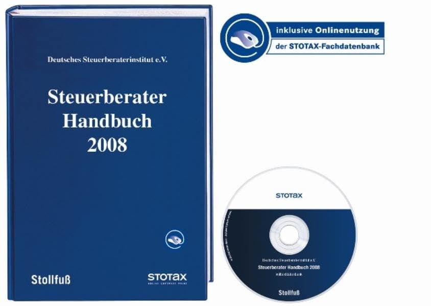 Steuerberater Handbuch 2008 (Sonstige Handbücher und Monografien) Law
