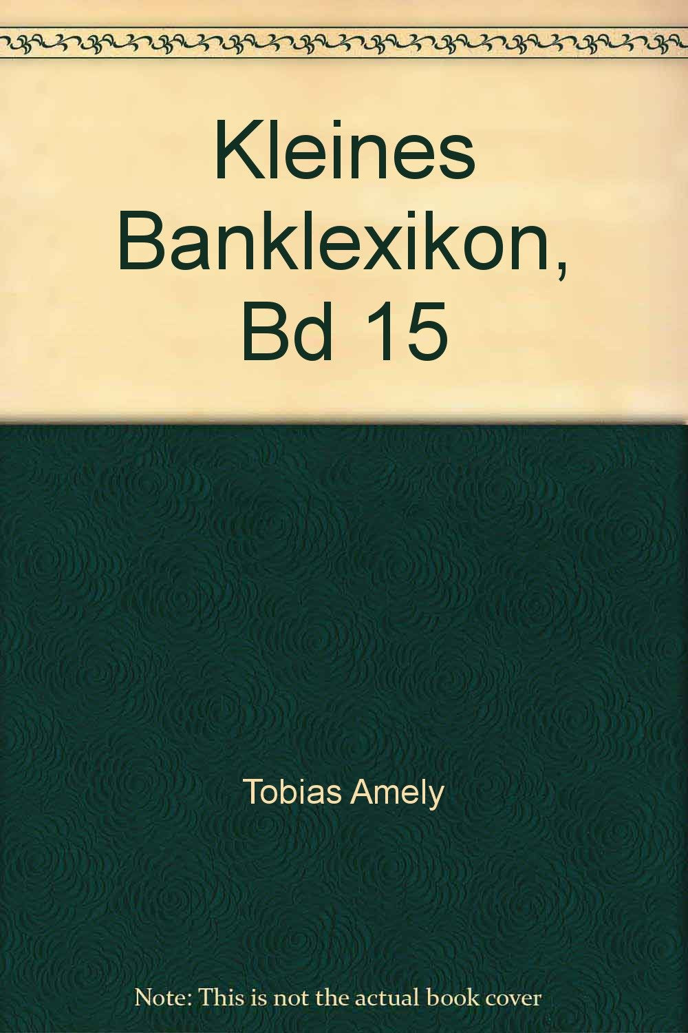 Product Image: Kleines Banklexikon, Bd 15