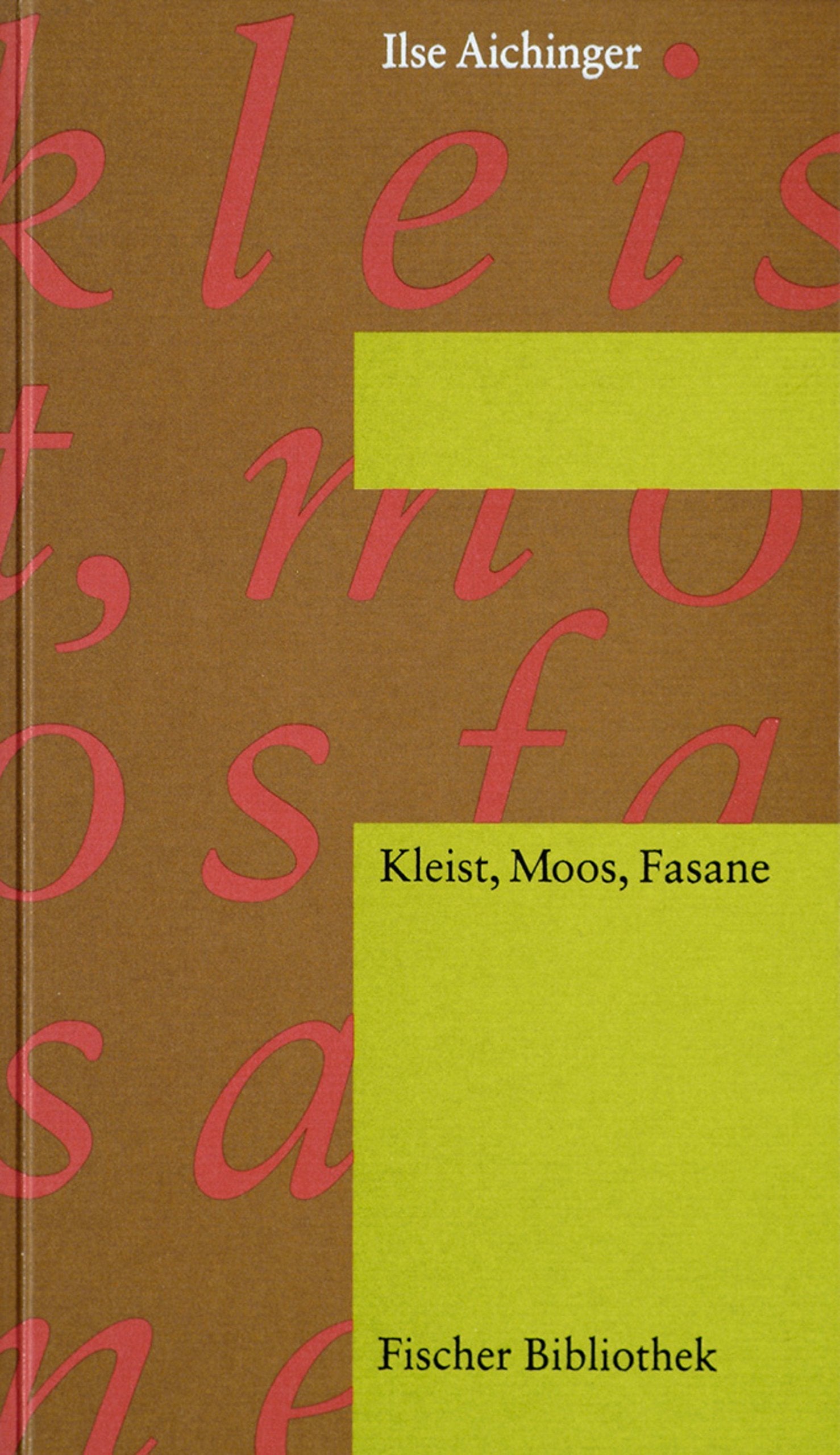 Kleist, Moos, Fasane: Mit e. Nachbemerk. v. Richard Reichensperger. Personalities