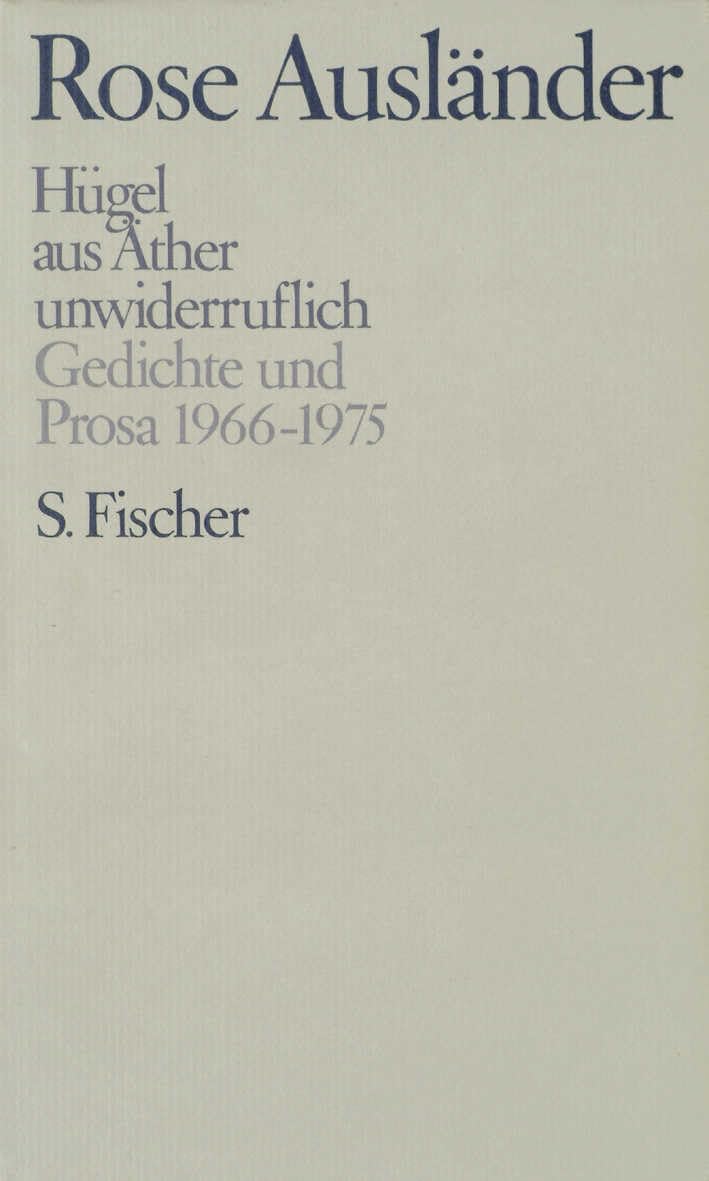 Product Image: Hügel / aus Äther / unwiderruflich