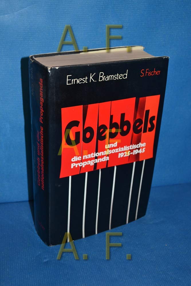 Goebbels und die nationalsozialistische Propaganda 1925-1945 Books