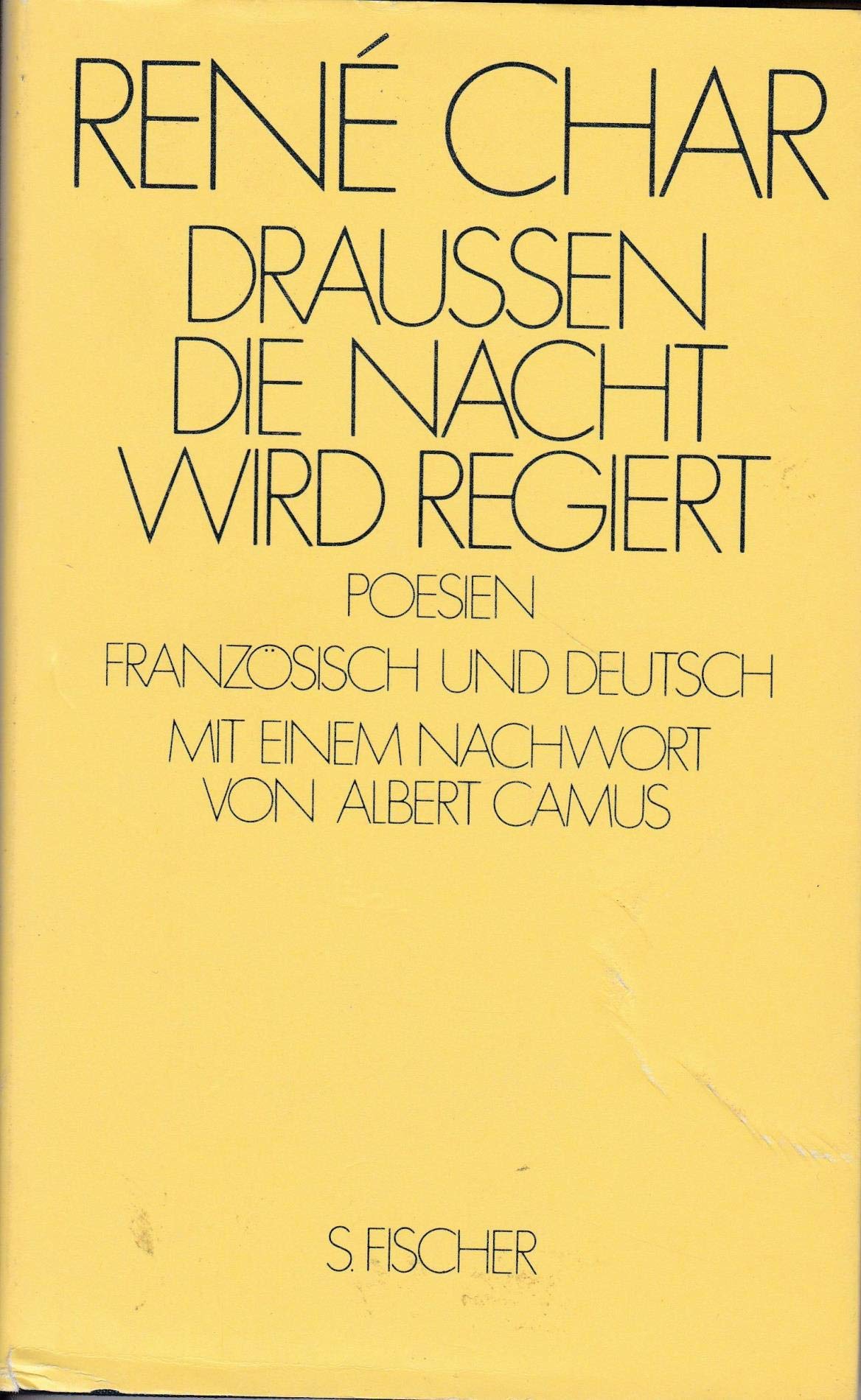 Draussen die Nacht wird regiert. Poesien. Französisch und deutsch Foreign Languages ​​& Dictionaries