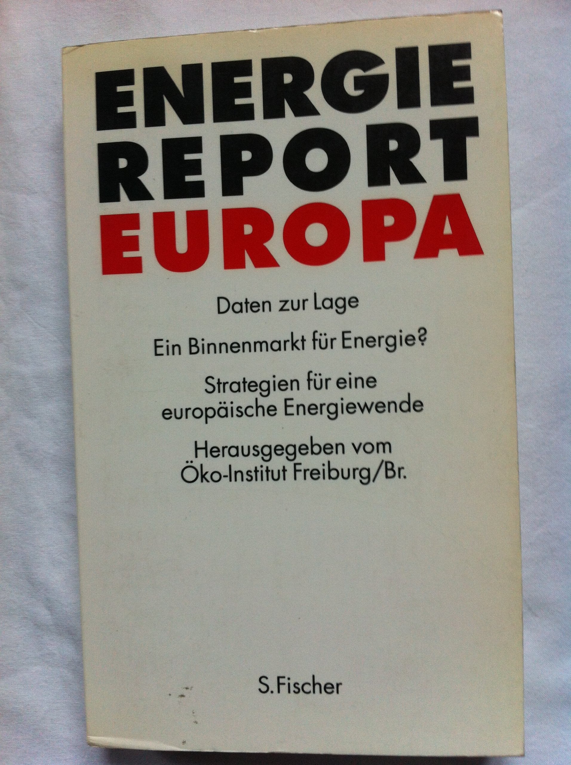 Energie Report Europa. Daten zur Lage. Ein Binnenmarkt für Europa? Strategien für eine europäische Energiewende Business, Finance & Career