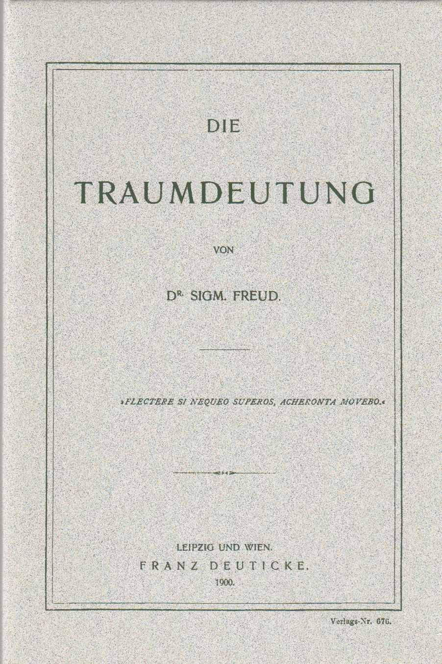 Die Traumdeutung Medicine Books