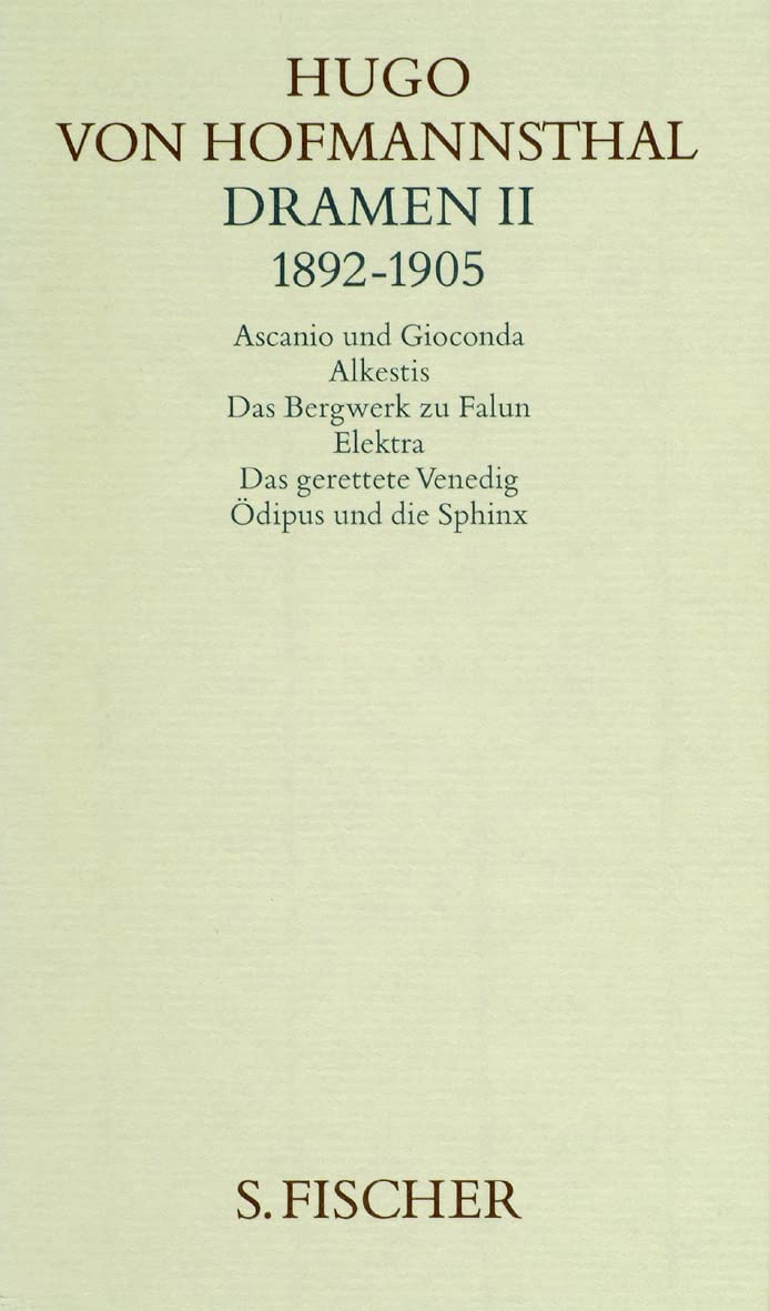 Dramen II. 1892-1905 Drama