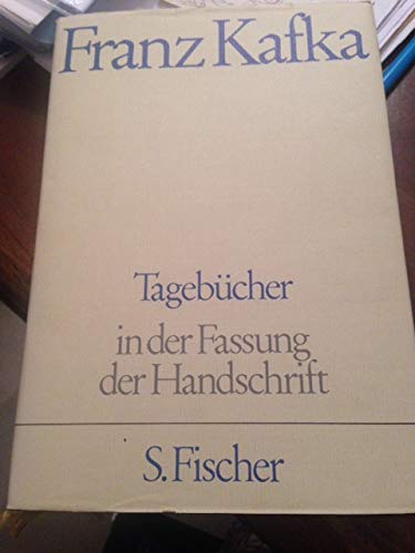 Tagebücher: In der Fassung der Handscrift book