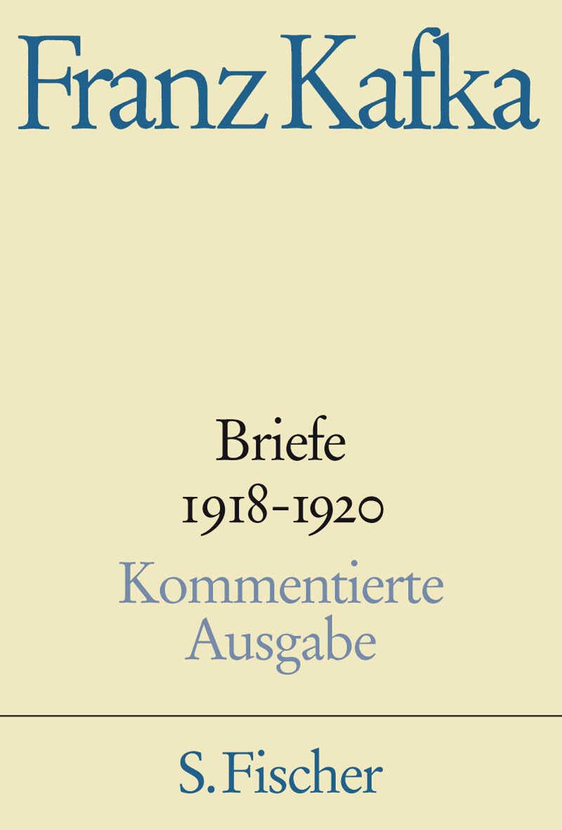 Briefe 1918-1920: Band 4 (Franz Kafka, Werke in Einzelbänden in den Fassungen der Handschriften) Essays & Short Stories