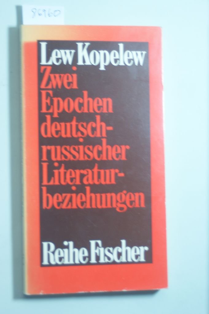 Zwei Epochen deutsch-russischer Literaturbeziehungen Professional & Reference Books