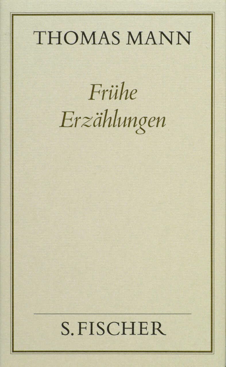 Frühe Erzählungen ( Frankfurter Ausgabe) Essays & Short Stories