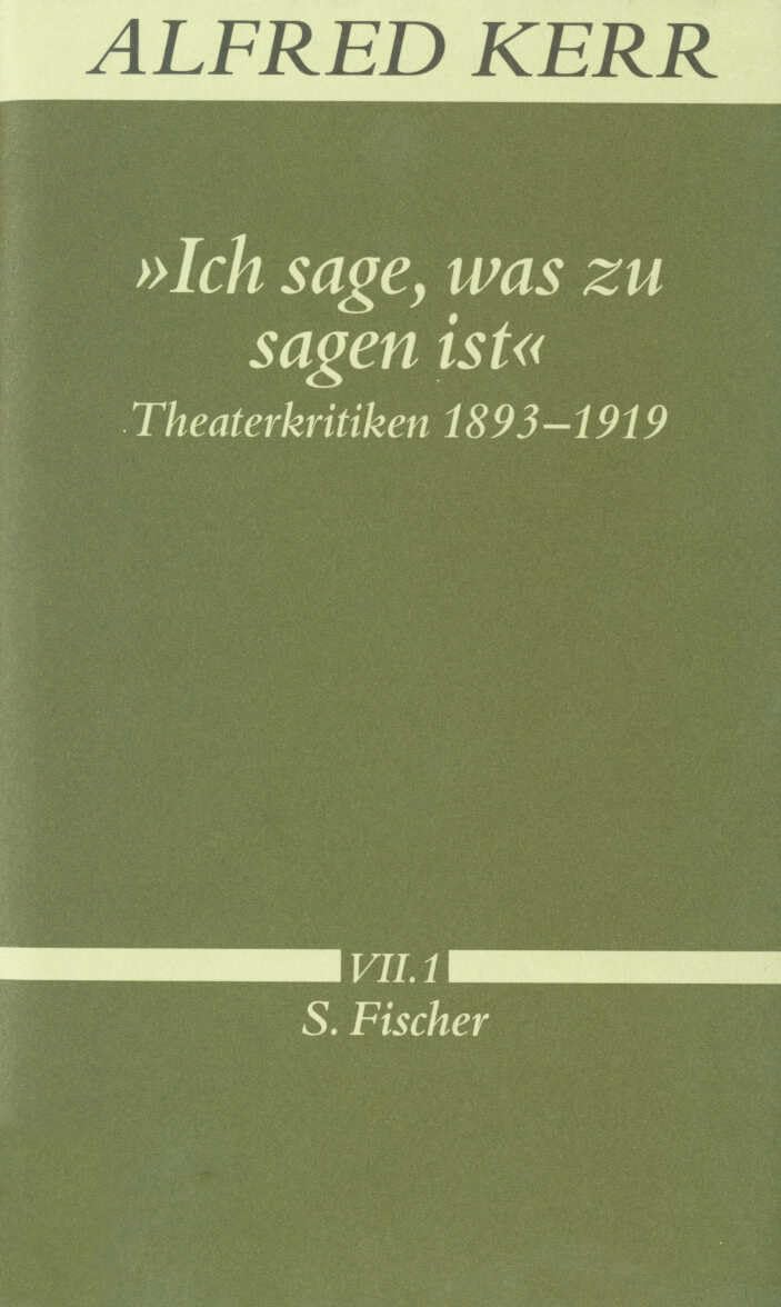 »Ich sage, was zu sagen ist« Classics
