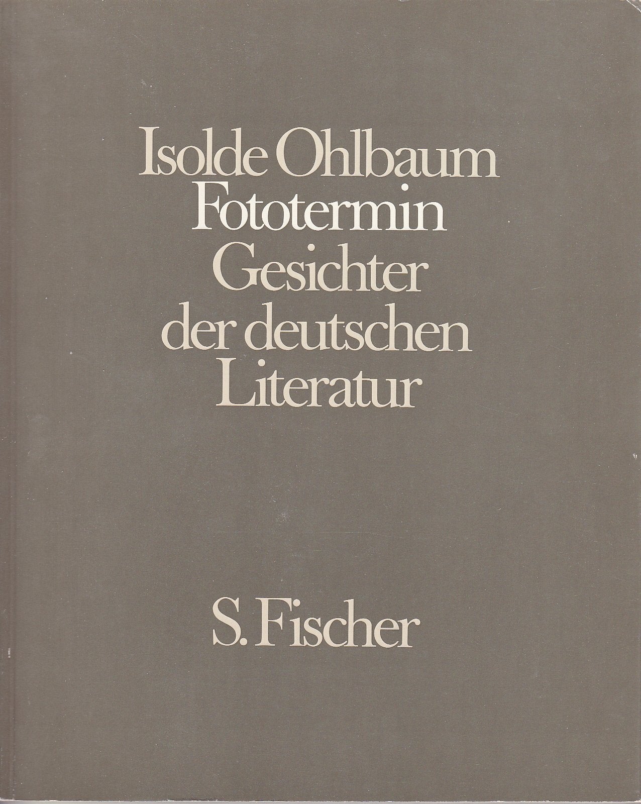 Fototermin. Gesichter der deutschen Literatur Photography