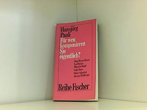 Für wen komponieren Sie eigentlich? Film, Art & Culture