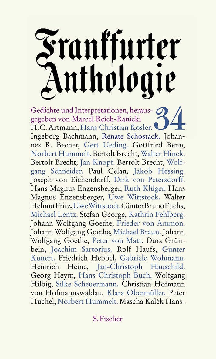 Product Image: Frankfurter Anthologie