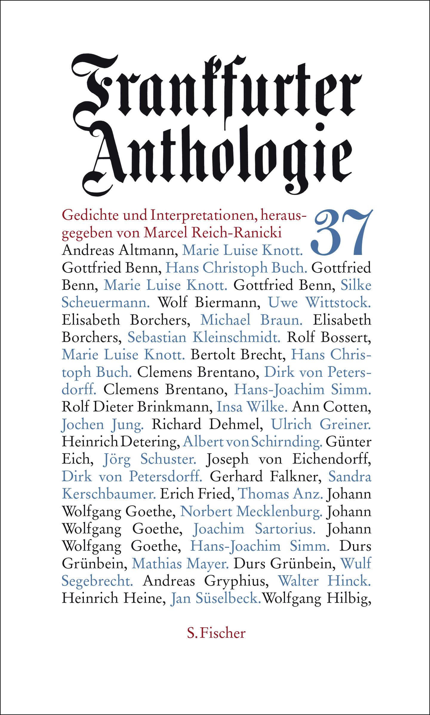 Product Image: Frankfurter Anthologie