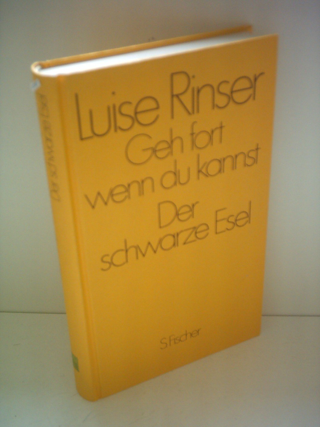 Geh fort wenn du kannst; Der schwarze Esel Contemporary literature