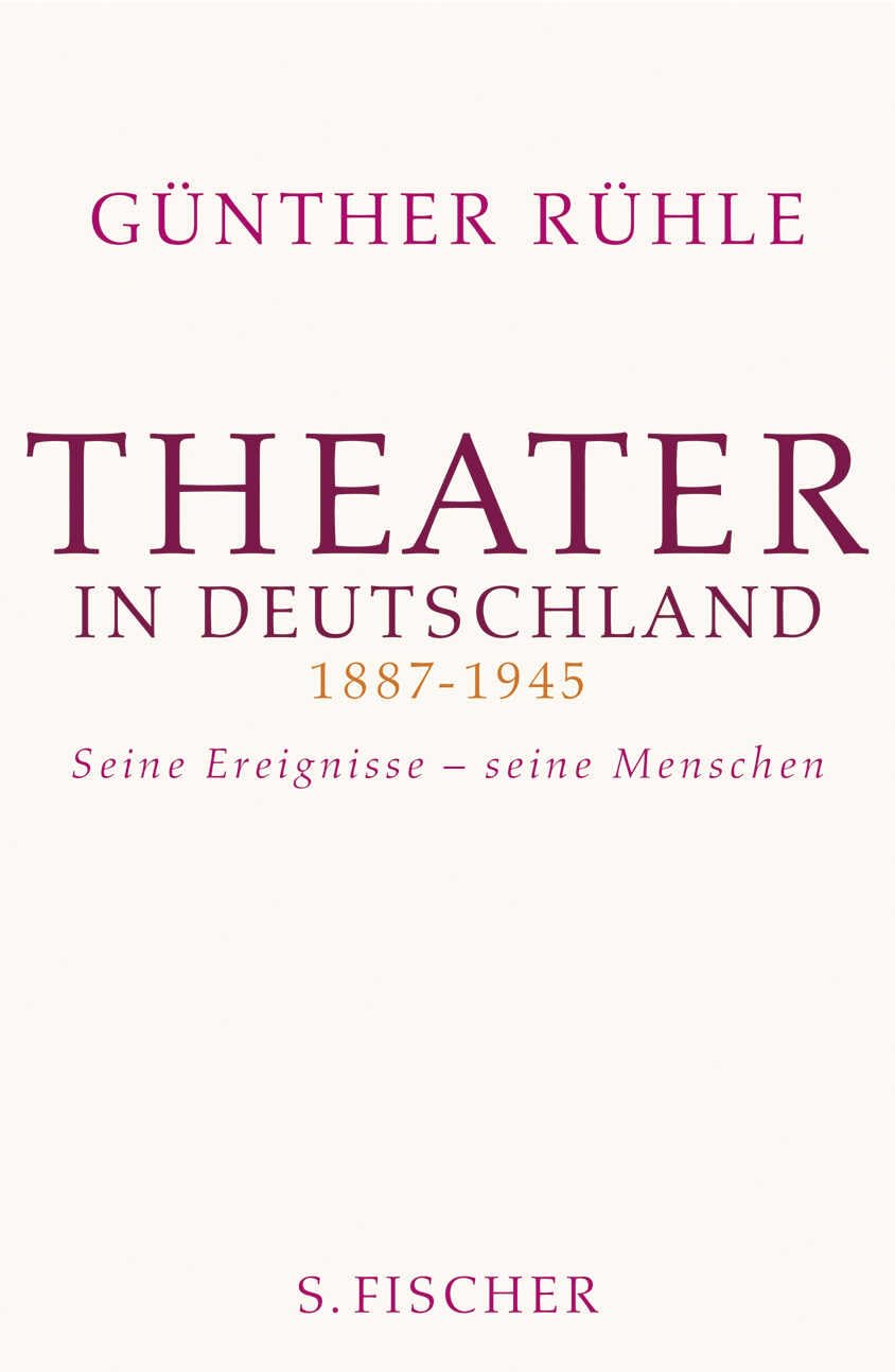 Theater in Deutschland 1887-1945 Books