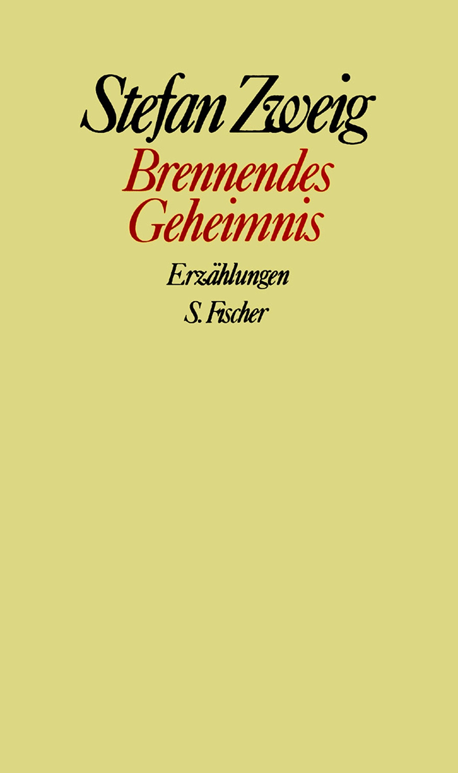 Brennendes Geheimnis: Erzählungen Classics