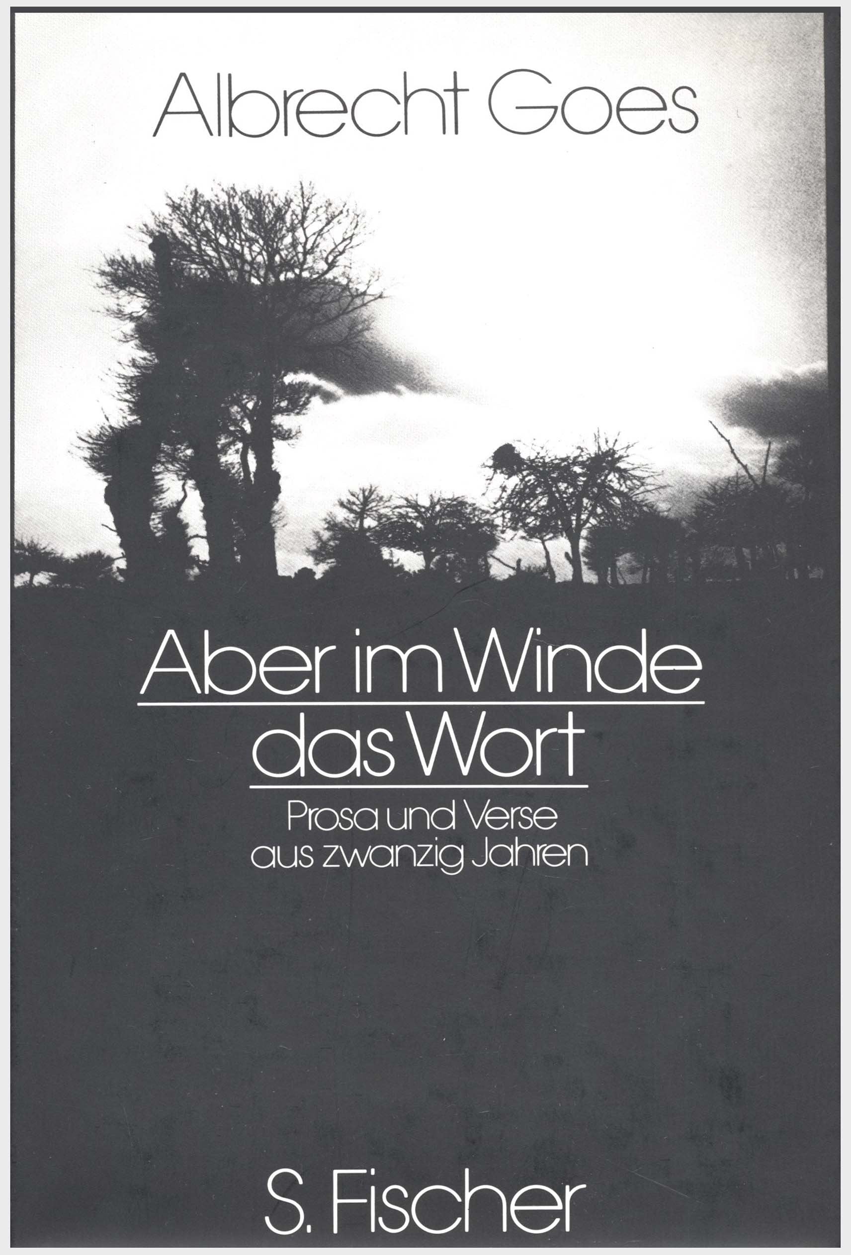 Aber im Winde das Wort. Prosa und Verse aus 20 Jahren book