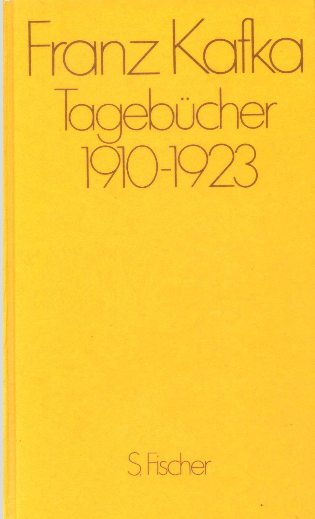 Tagebücher 1910-1923 Art & Literature Books
