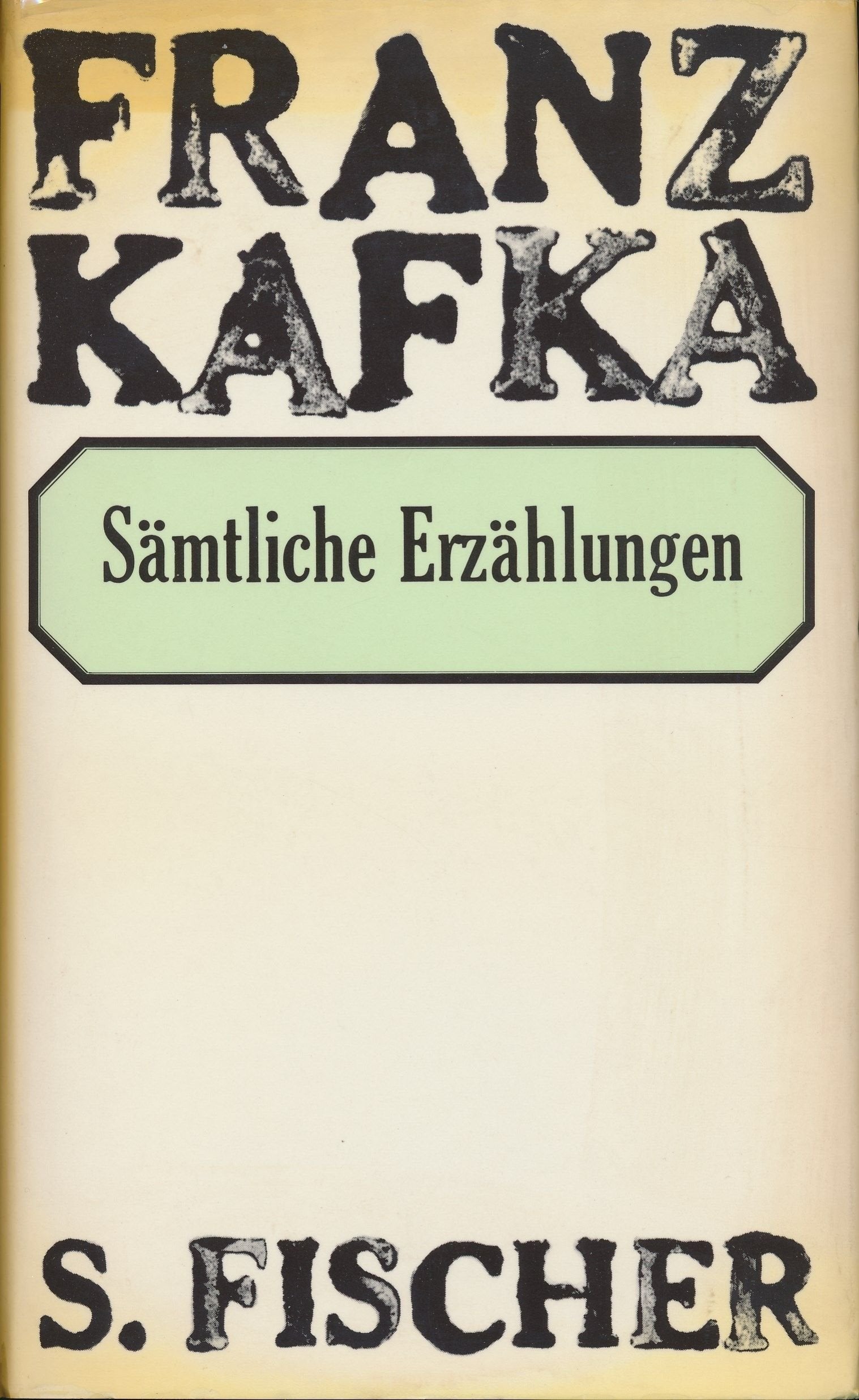 Sämtliche Erzählungen Contemporary literature