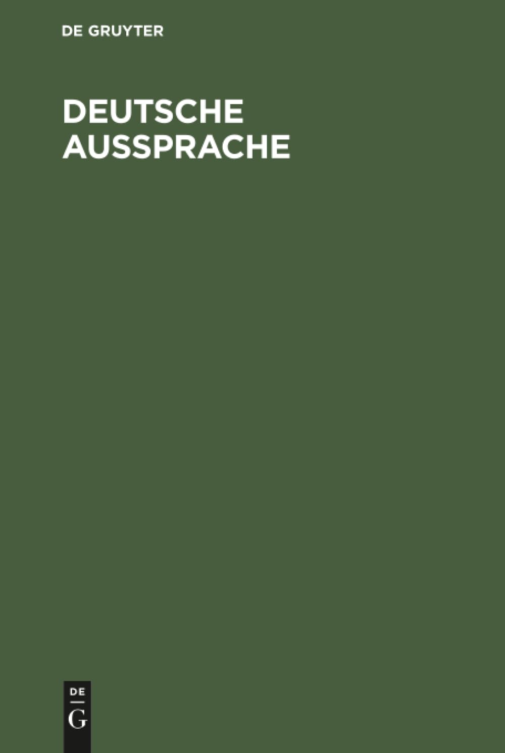 Deutsche Aussprache Social Sciences