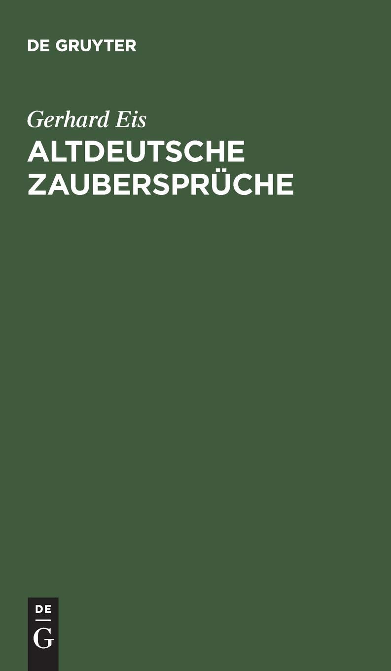 Product Image: Altdeutsche Zaubersprüche