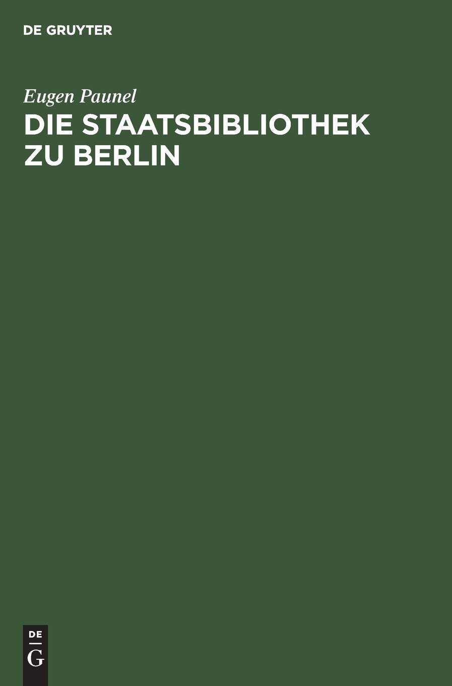 Die Staatsbibliothek zu Berlin: Ihre Geschichte und Organisation während der ersten zwei Jahrhunderte seit ihrer Eröffnung. 1661–1871 Medicine