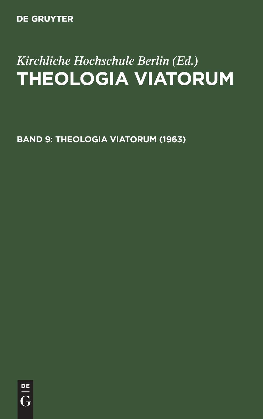 1963 (Theologia Viatorum) Politics & History