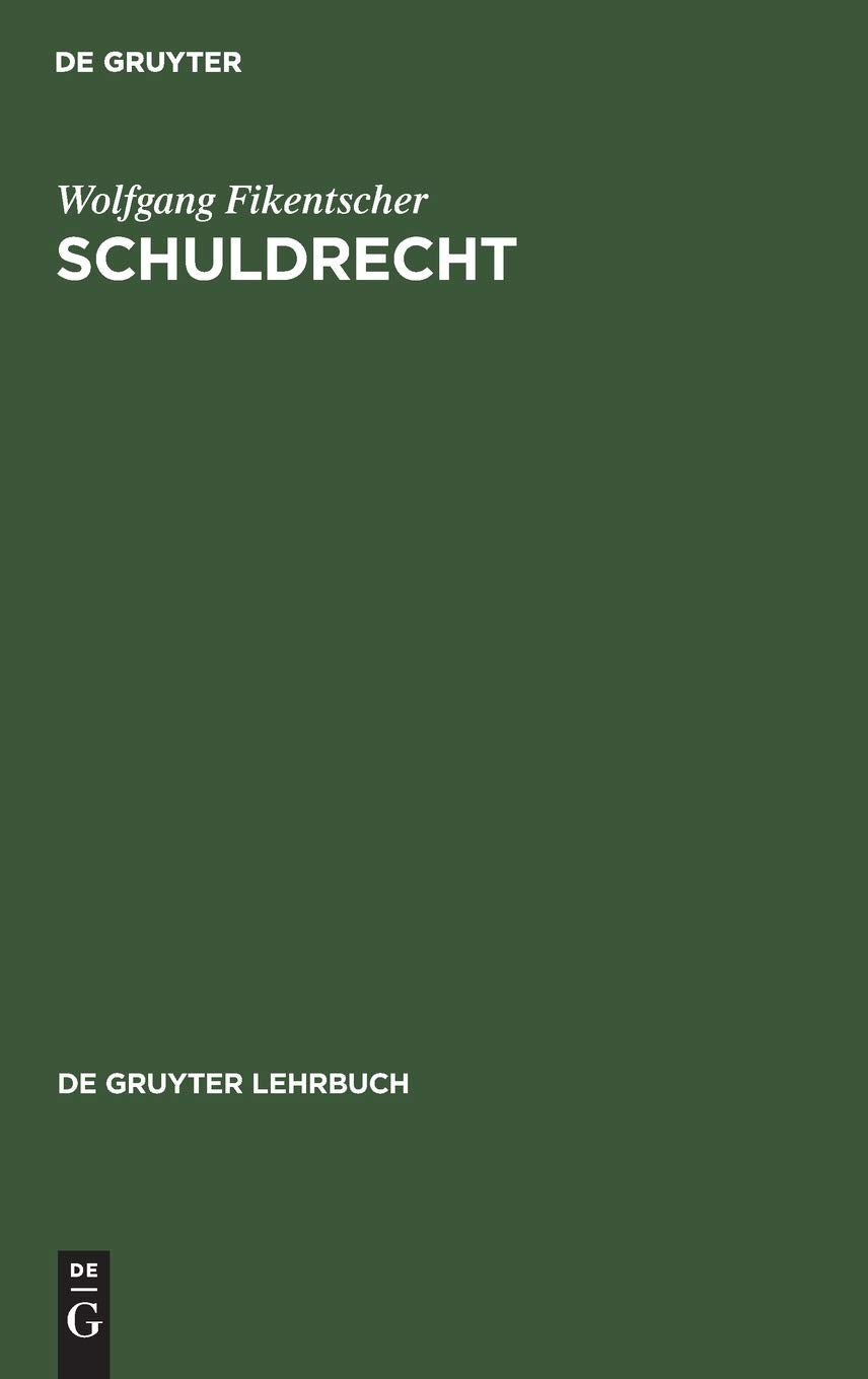 Schuldrecht (De Gruyter Lehrbuch) Law