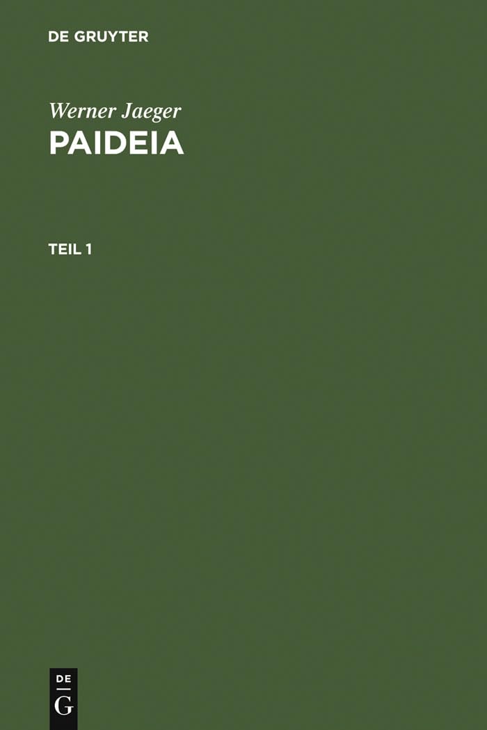 Paideia: Die Formung des griechischen Menschen Fairy Tales & Legends