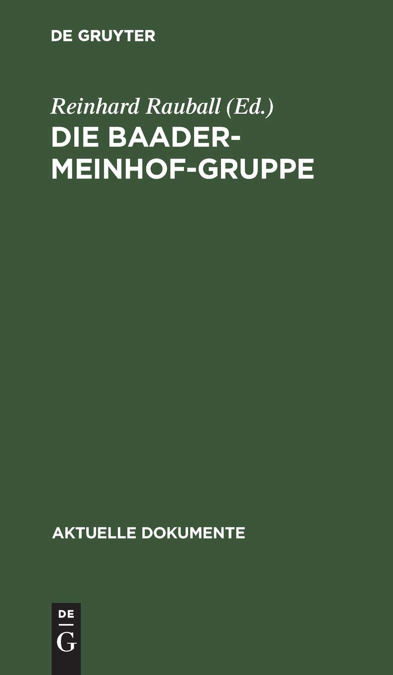 Die Baader-Meinhof-Gruppe Law
