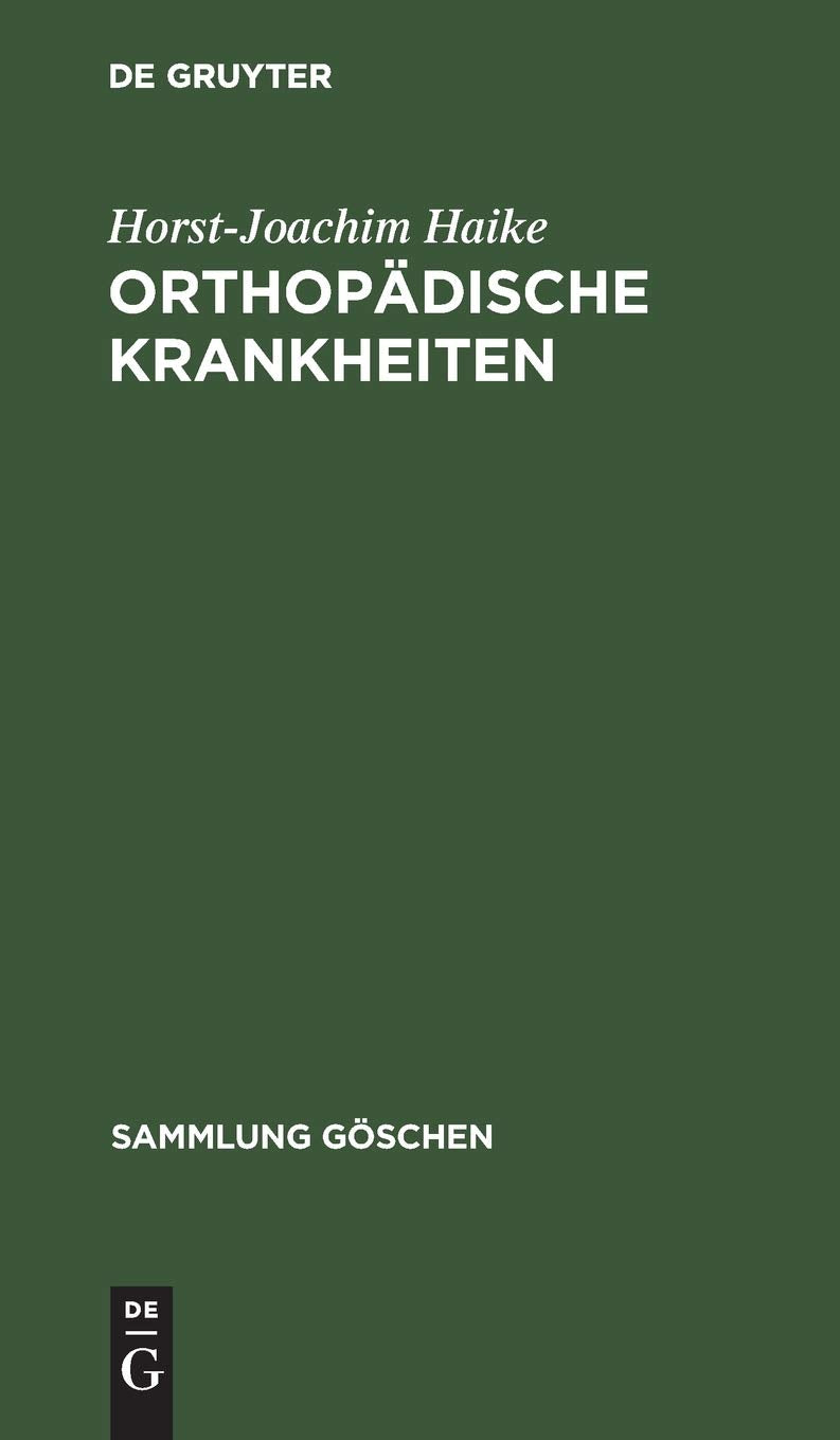 Orthopädische Krankheiten Medicine