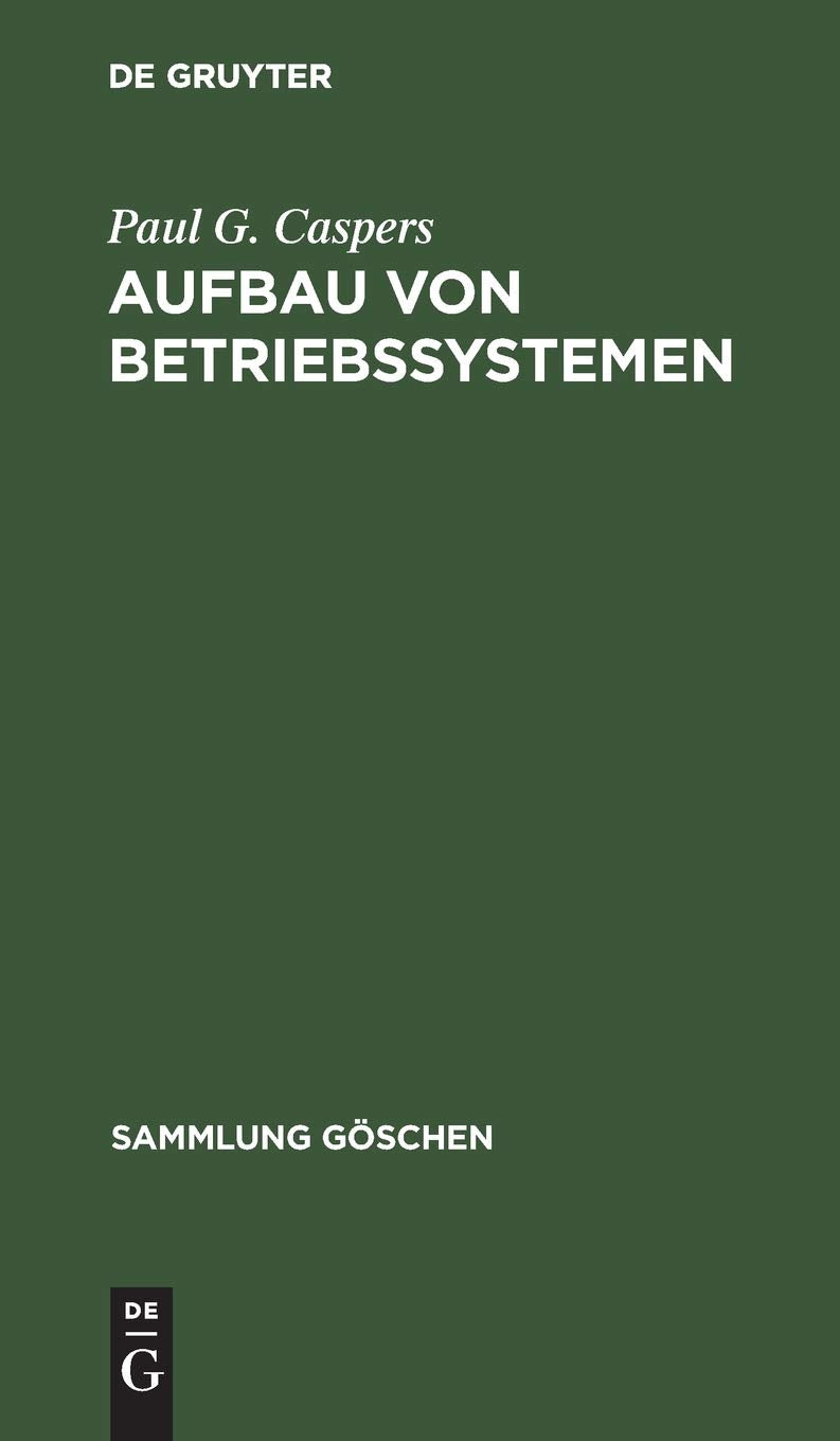 Aufbau von Betriebssystemen Social Sciences