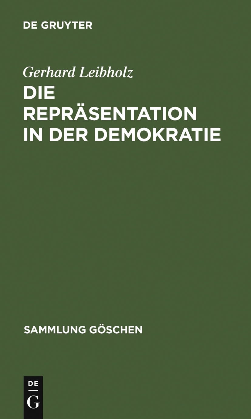Die Repräsentation in der Demokratie Law