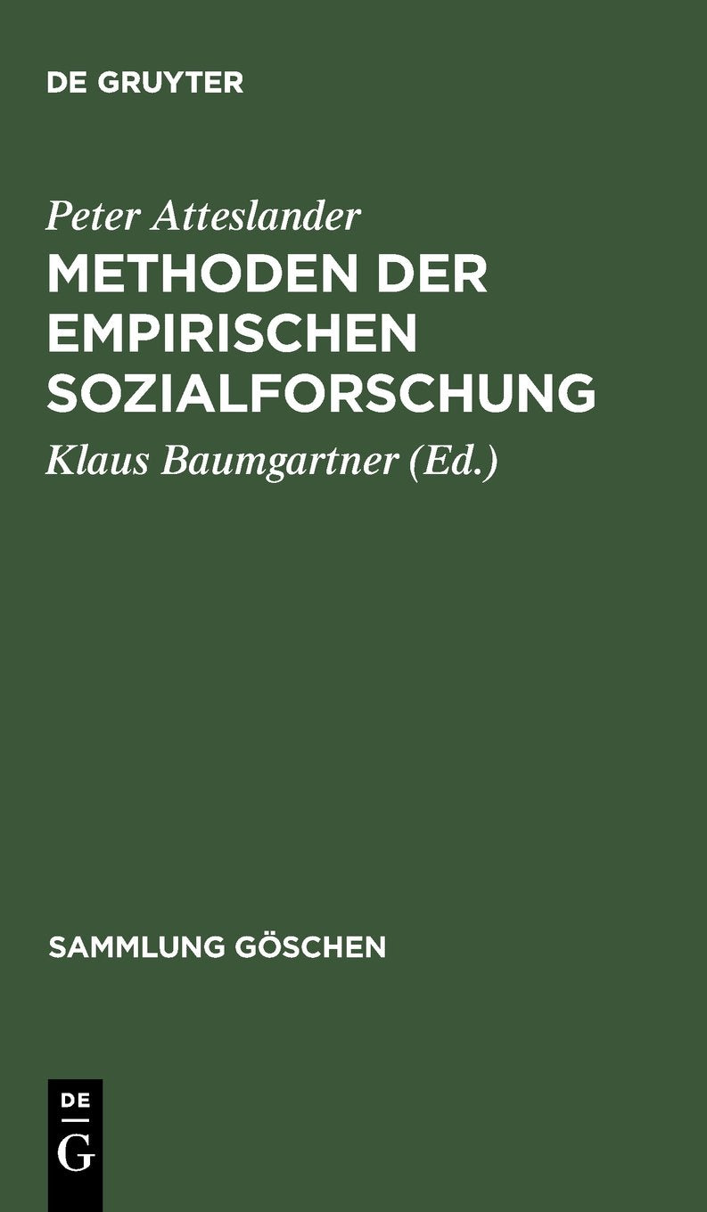 Product Image: Methoden Der Empirischen Sozialforschung