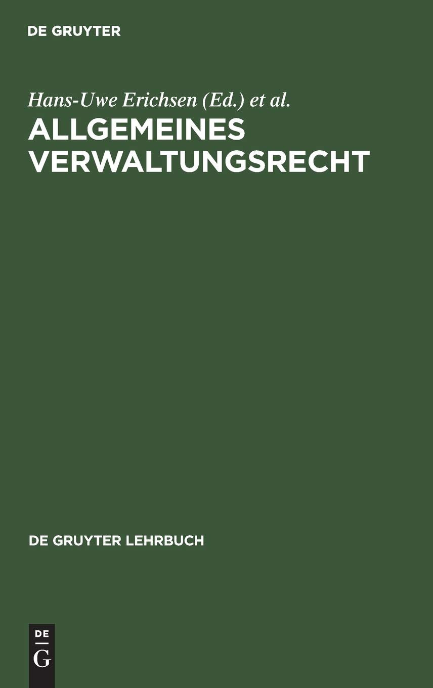 Allgemeines Verwaltungsrecht Law