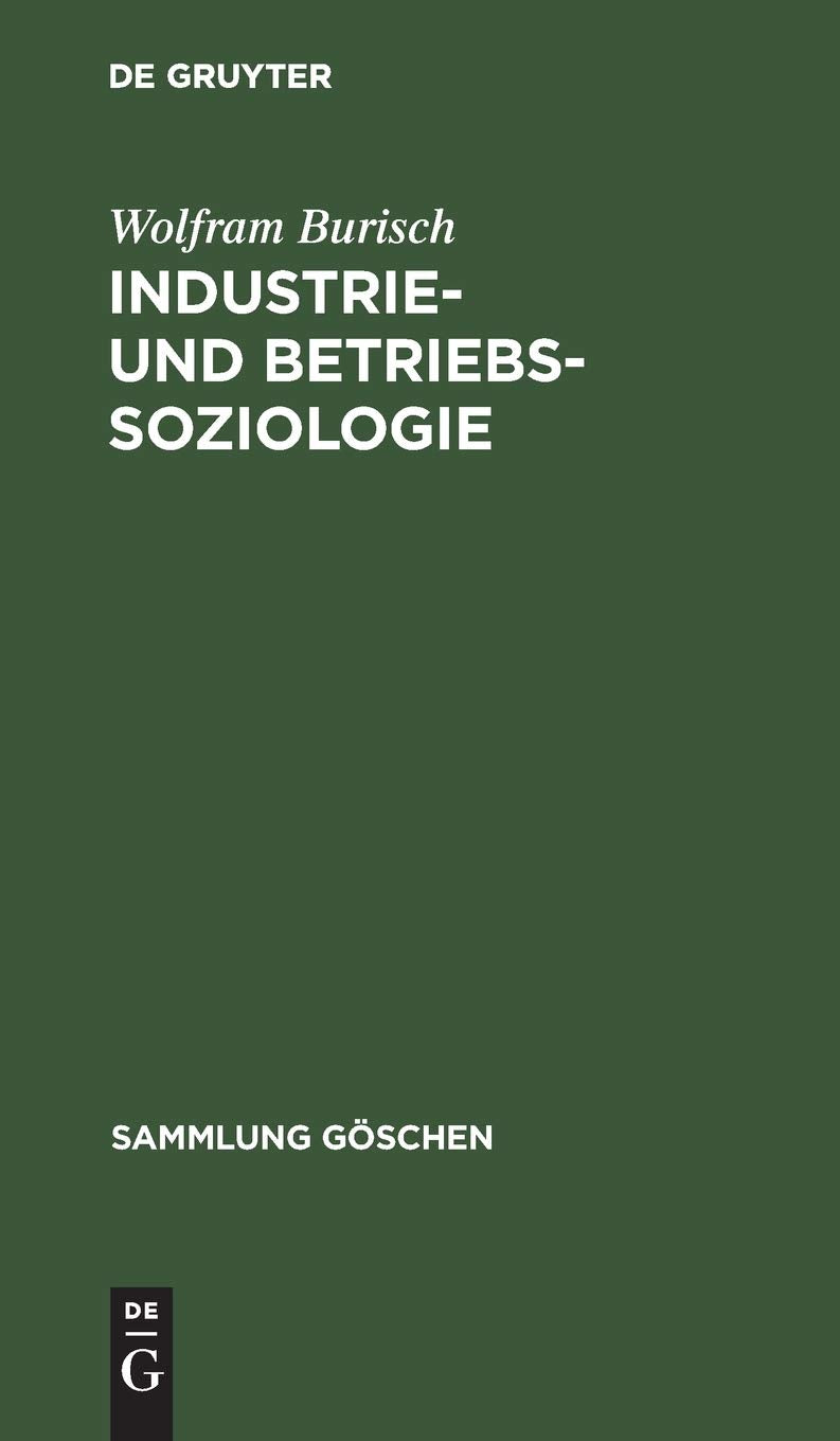Industrie- und Betriebssoziologie Philosophy