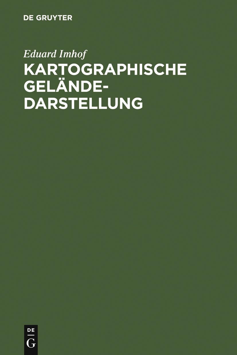 Kartographische Geländedarstellung Geology & Geography