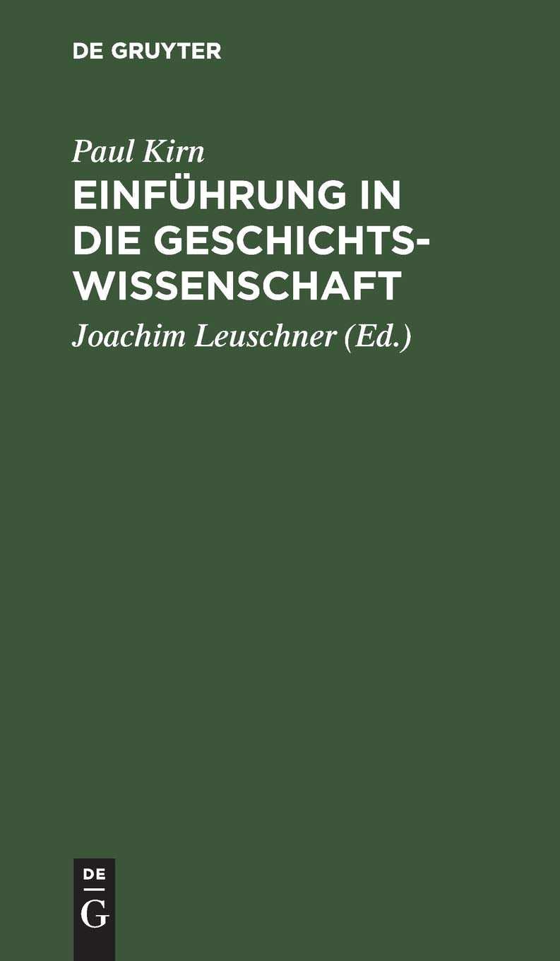 Einführung in die Geschichtswissenschaft book