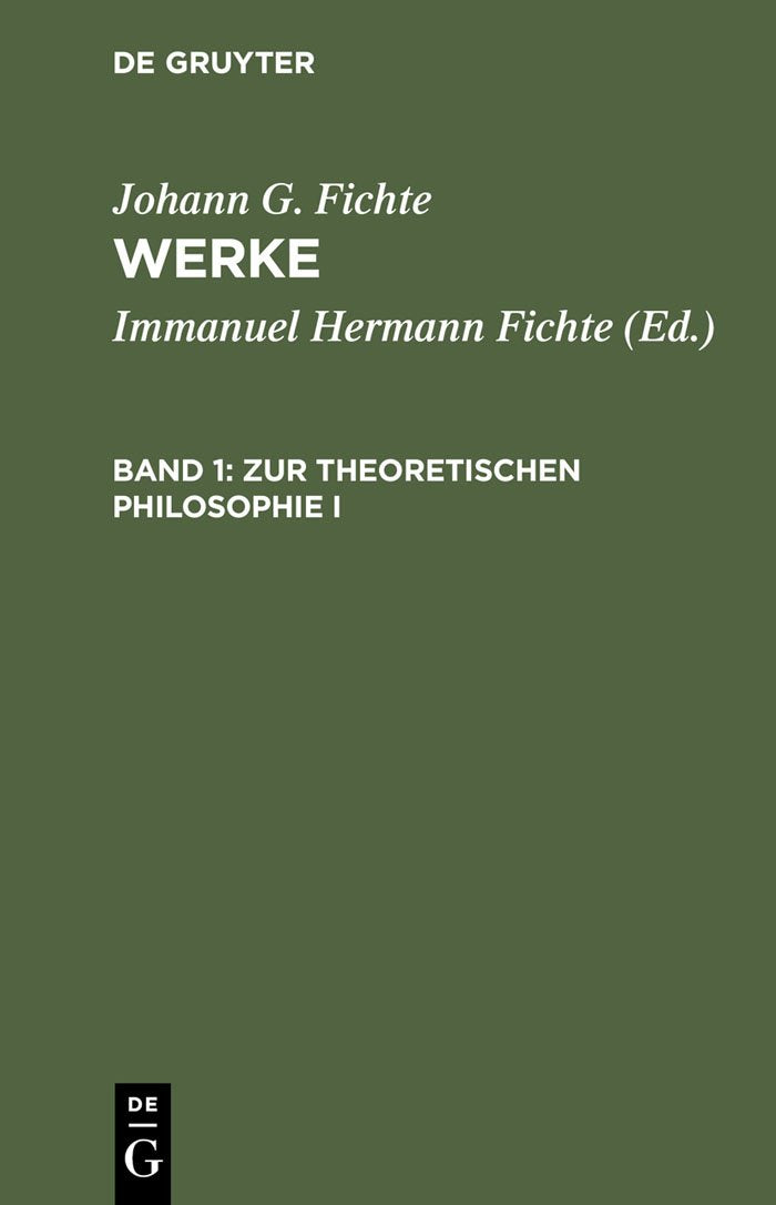Zur Theoretischen Philosophie I book