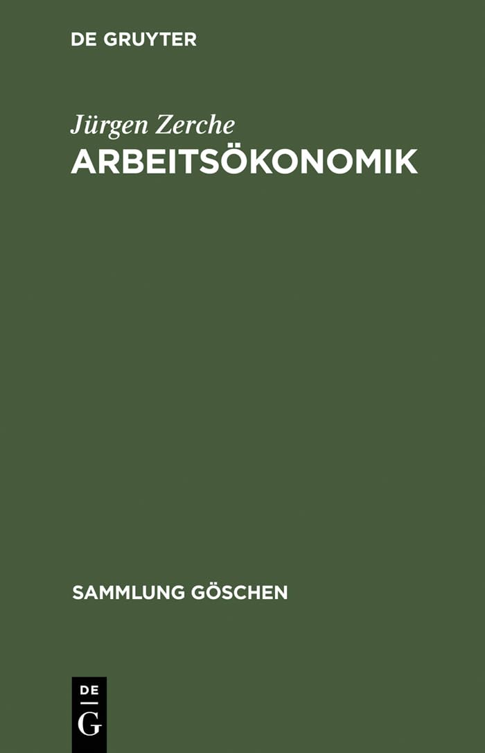 Product Image: Arbeitsökonomik