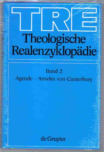 Agende - Anselm von Canterbury (Theologische Realenzyklopädie) Reference Books