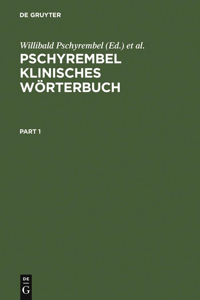 Pschyrembel klinisches Wörterbuch Medicine