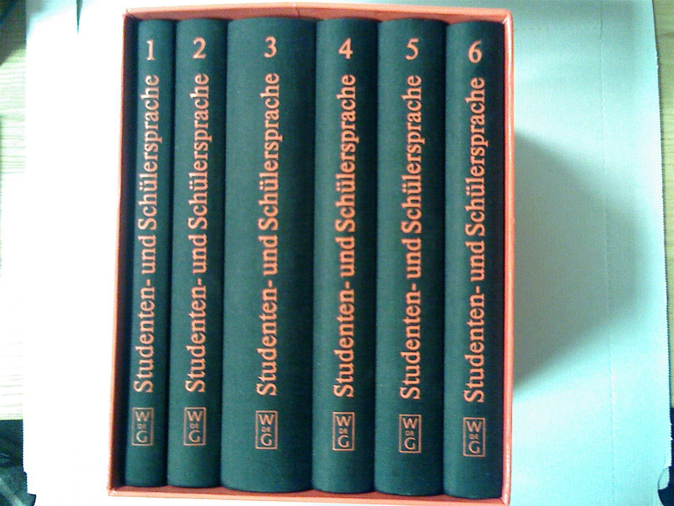 Bibliothek zur historischen deutschen Studenten- und Schülersprache Social Sciences